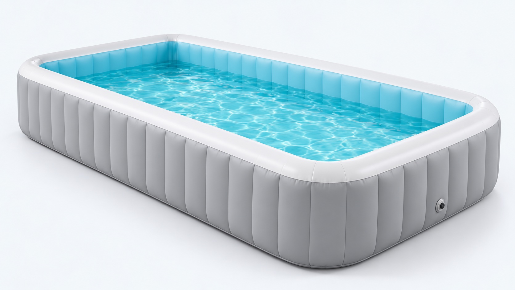 Rectangular inflatable pool — Original concept image · Actual product appearance to be confirmed