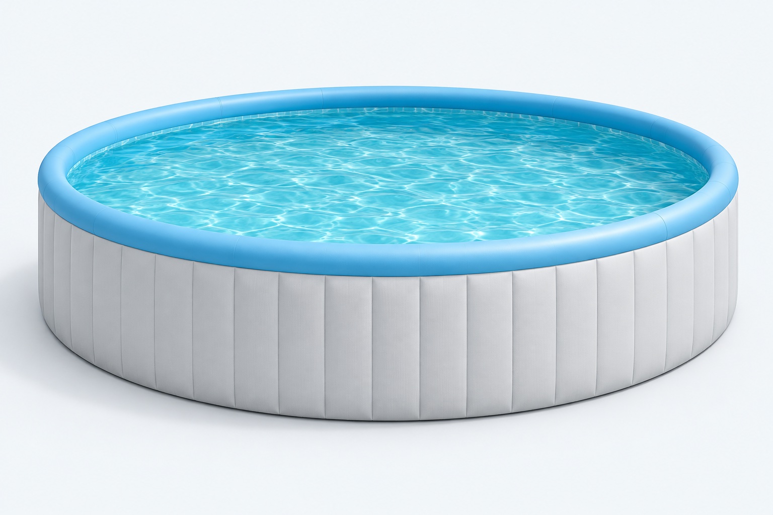 Round inflatable pool — Original concept image · Actual product appearance to be confirmed